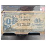 1942 Japanese Government One-Shilling Note, OC