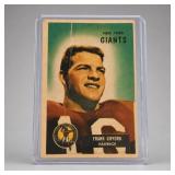 Frank Gifford New York Giants Trading Card