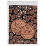 H.E. Harris Lincoln Cent Folder, 1941"1974