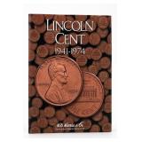 H.E. Harris Lincoln Cent Folder, 1941"1974