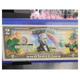 2013 $2 Federal Reserve Note Lucky Bill