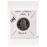 1999-S New Jersey State Quarter Silver