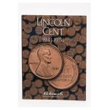 H.E. Harris Lincoln Cent Folder, 1941"1974