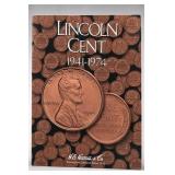 H.E. Harris Lincoln Cent Folder, 1941"1974