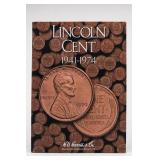 H.E. Harris Lincoln Cent Folder, 1941"1974