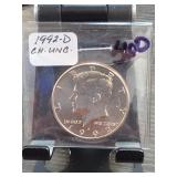 1992-D Kennedy Half Dollar