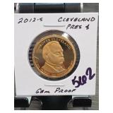 2012-S Presidential Dollar