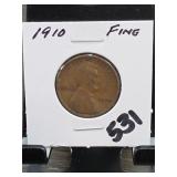 1910 Lincoln Wheat Cent