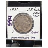 1921 Buffalo Nickel
