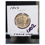 1943 Winged Liberty Head (Mercury) dime