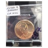 2016-D Reagan Presidential Dollar
