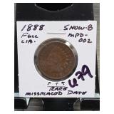 1888 Indian Head Cent