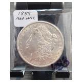 1889 Morgan Dollar, About UNC