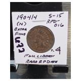 1904/4 Indian Head Cent