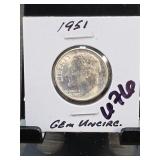 1951 Roosevelt Dime