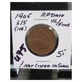 1905 5/5 Indian Head Cent