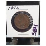 1892 Indian Head Cent