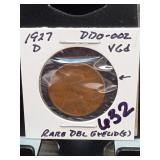 1927-D Lincoln Wheat Cent