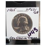 1965 Washington Quarter