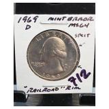 1969-D Washington Quarter