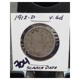 1912-D Liberty Head (V) nickel