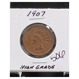 1907 Indian Head Cent