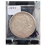 1884 Morgan Dollar