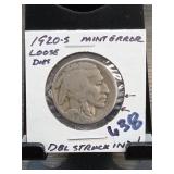 1920-S Buffalo Nickel