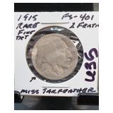 1915 Buffalo Nickel