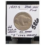 1927-S Buffalo Nickel