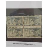 Bureau of Engraving & Printing 1951 3Â¢ Stamp Bloc