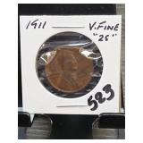 1911 Lincoln Wheat Cent