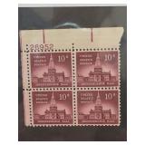 1956 United States Post Office Plate Block