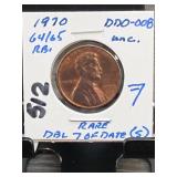 1970-S Lincoln Memorial Cent