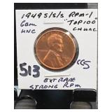 1949-S Lincoln Wheat Cent
