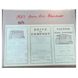 1927 Victor Specialty Company Awnings Brochure