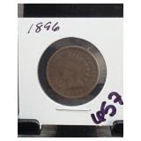 1896 Indian Head Cent, VG