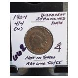 1904 4/4 Indian Head Cent
