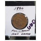 1880 Indian Head Cent