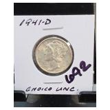 1941-D Mercury Dime