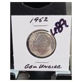 1952 Roosevelt Dime
