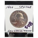 1966 Washington Quarter