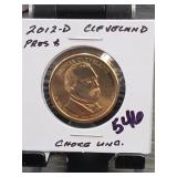 United States Mint 2012-D $1 Grover Dollar, BU