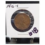 1916-S Lincoln Wheat Cent