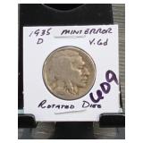1935-D Buffalo Nickel
