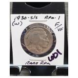 1930-S/S Buffalo Nickel