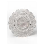 Lot of Pressed-Glass Servingware Top