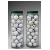 Lot of Golf Balls in Jars
