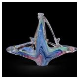 Murano Art Glass Basket