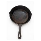 Cast Metal Skillet with Pour Spouts